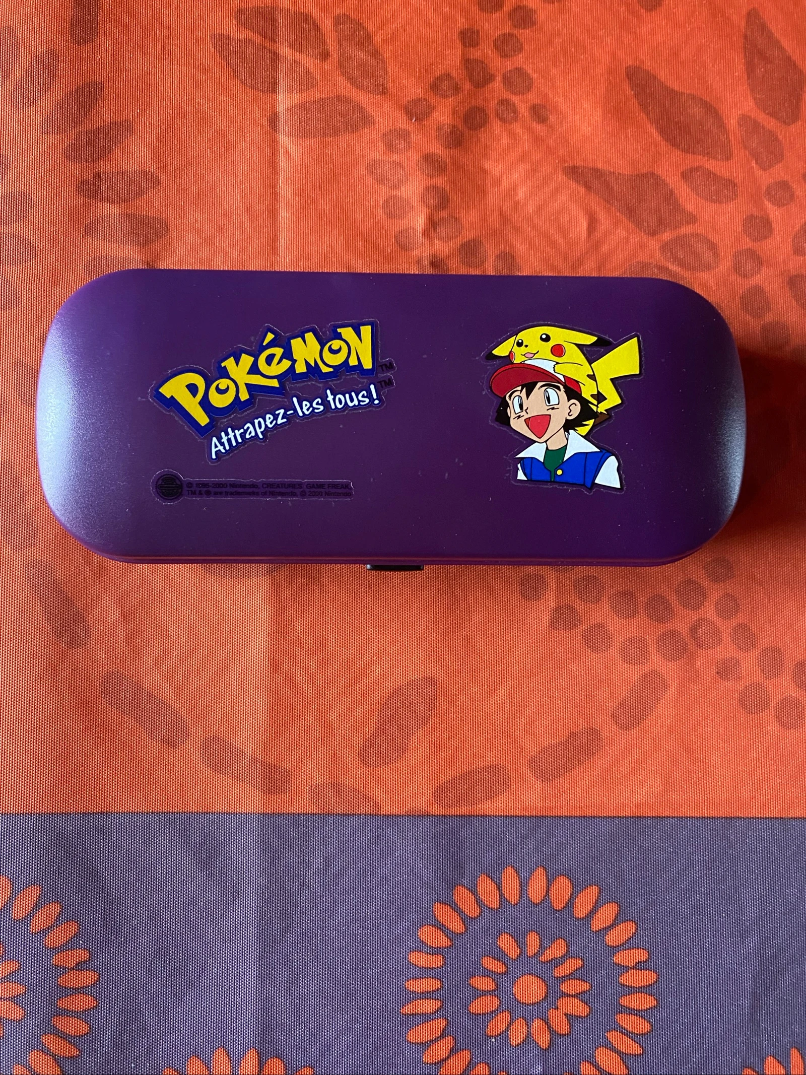 Étui à lunette enfant vintage Pokémon